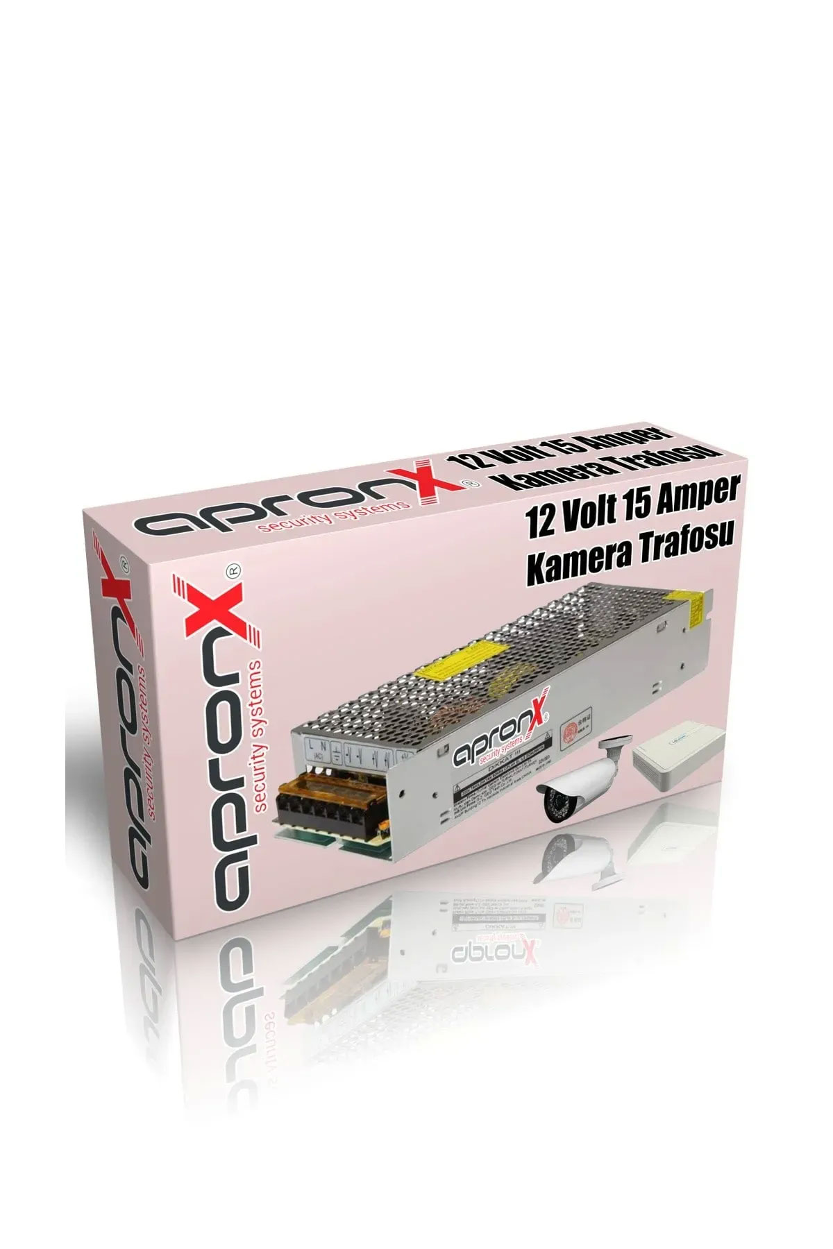 apronx apx-1215a 12V-15A Metal Adaptör