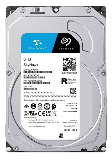 SEAGATE 6TB 7/24 3.5