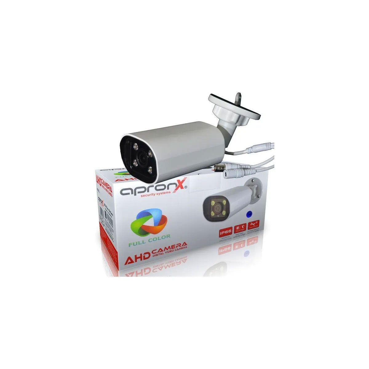 Apronx AX-BW122 2Mp 2.8mm Full Color Warm Led Bullet Ahd Kamera