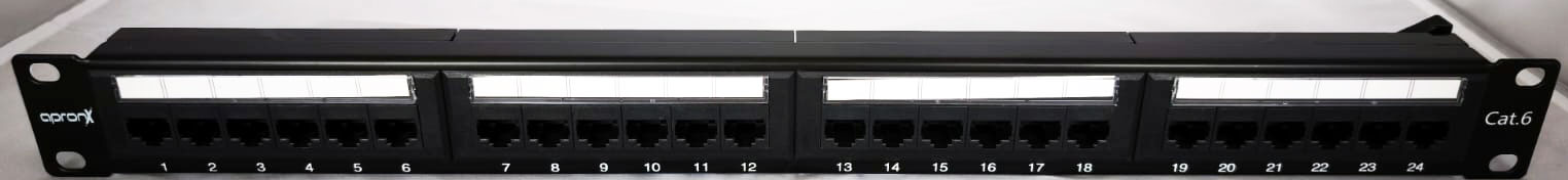 apx-utp24 24 Port UTP Full (Dolu) Patch Panel