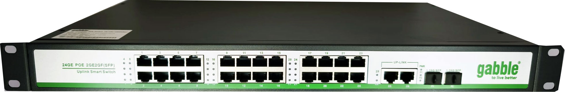 24 PORT 1U 10/100/1000 24 POE PORTS+2GB UPLINK+2SFP 380W SWITCH