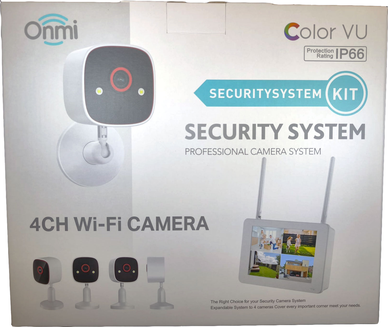 APRONX BSM400 4 KANAL NVR + 3MP 4 KAMERA FULL COLOR MIK. + 10