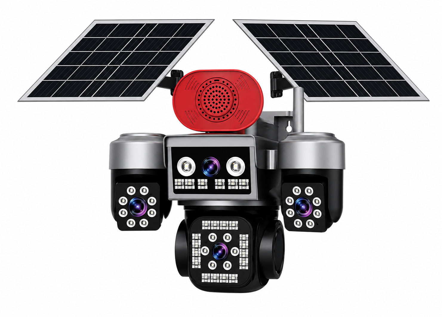 Apronx apx-wsp465 12Mp AOV 4G 2 Solar Panel Dört Kamera  PTZ
