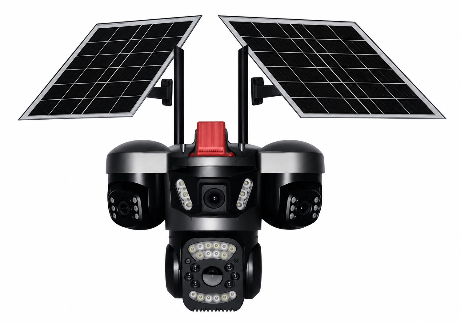 Apronx apx-wsp464 9Mp AOV 4G 2 Solar Panel Üç Kamera  PTZ