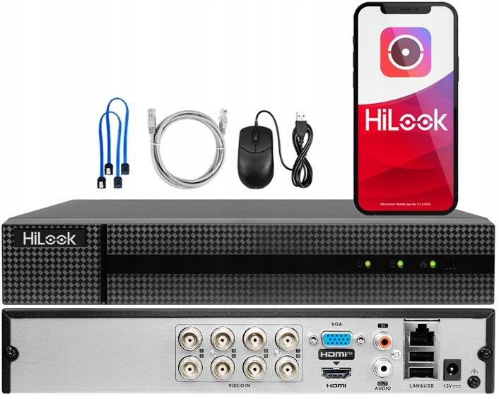 Hilook DVR-208G-K1(S) 8 Kanal HD1080P Lite h265 Pro+ 1Hdd Dvr